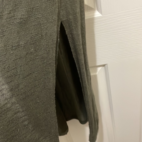 Lucky Brand full length green cardigan (sz s) - Picture 6 of 10